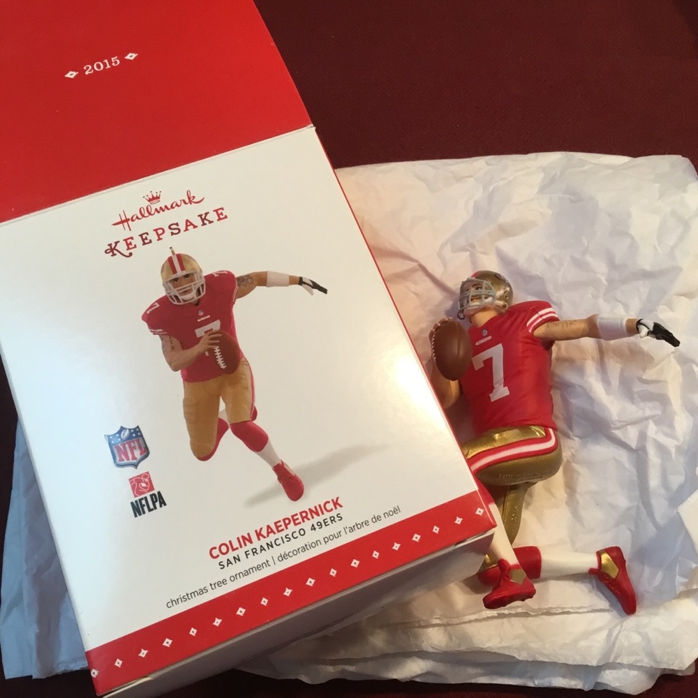 Hallmark Keepsake NFL Ornament 2015 Colin Kaepernick